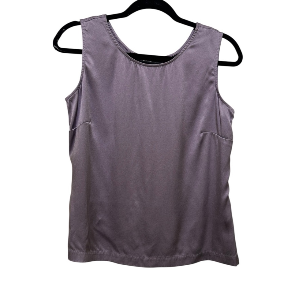 100% Silk Valerie Stevens Purple Sleeveless‎ Top